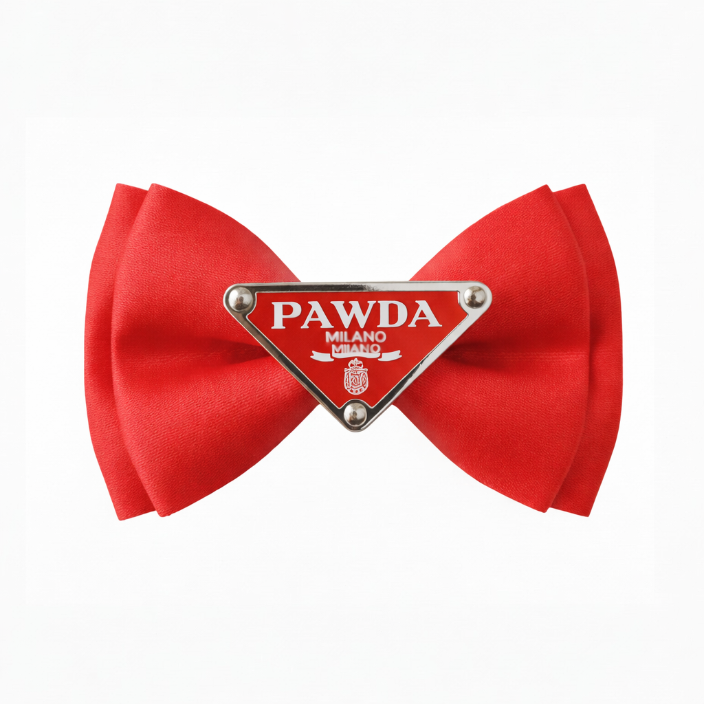 Designer Dog Hair bow red