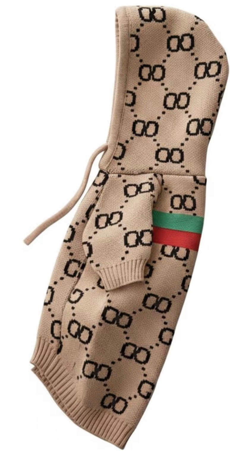 grrrruci dog sweater brown