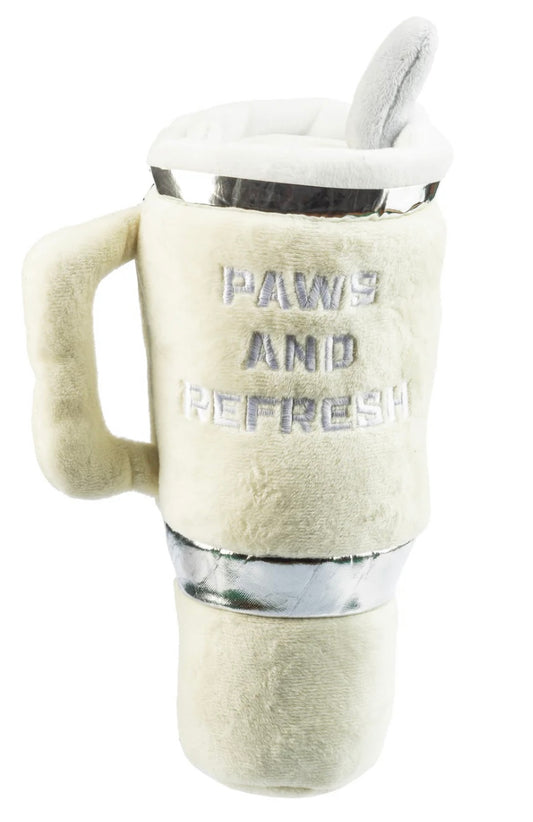 Ivory Snuggly Cup Dog Toy