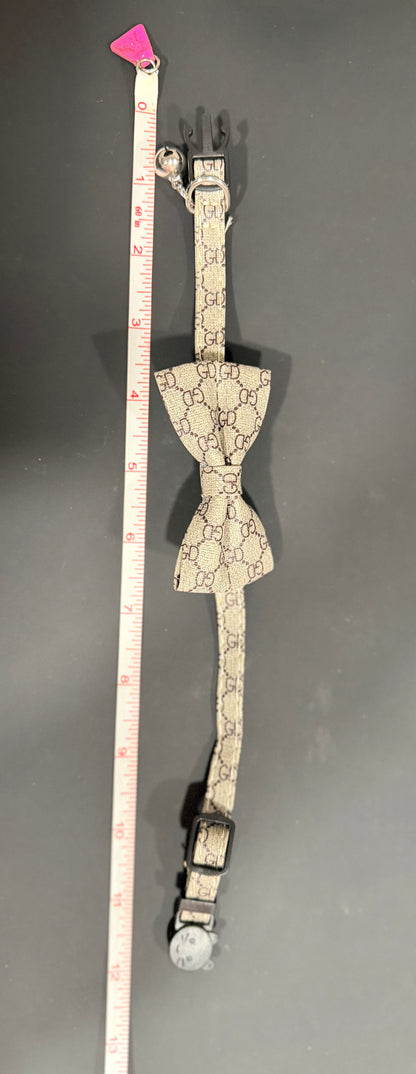 Grrruci small dog collar Neck Bow