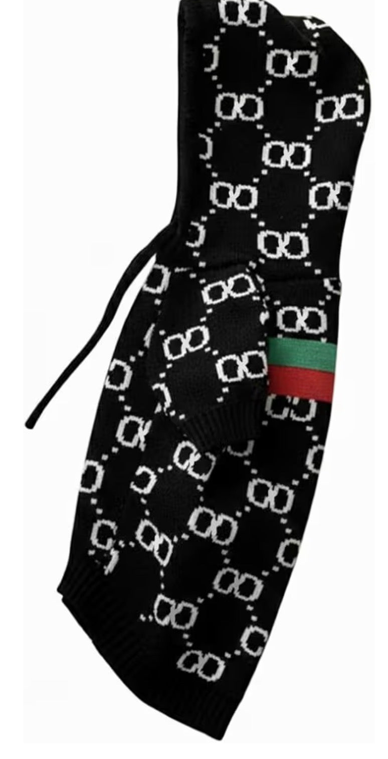 grrruci dog sweater black