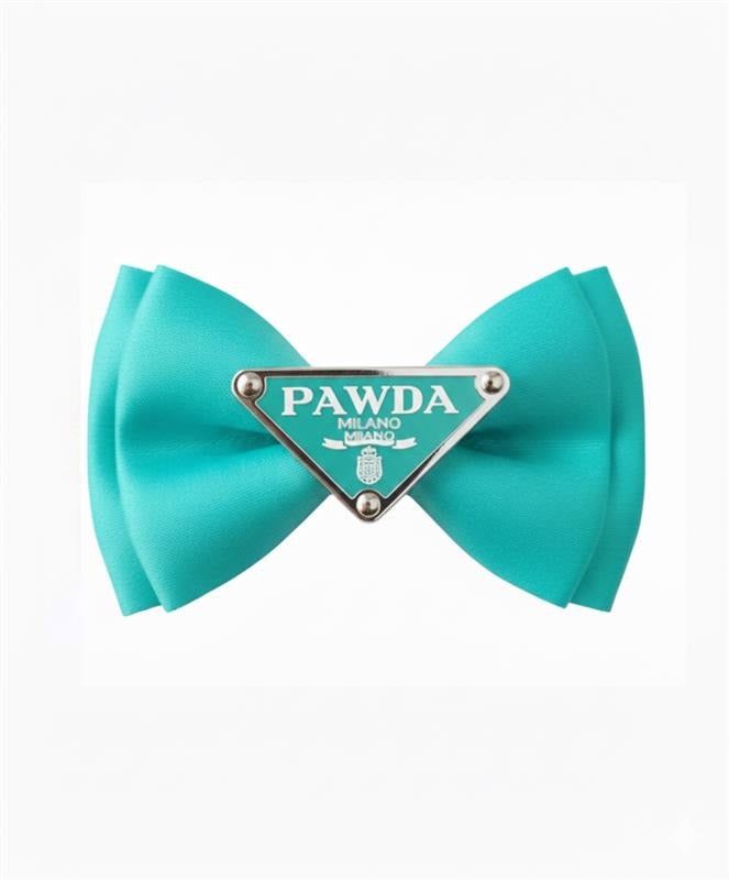 Pawda Dog Hair Bow Blue