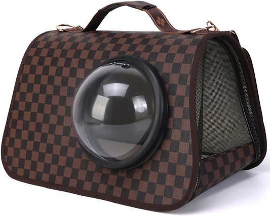 Designer Chewy Dog Carrier with Bubble Window