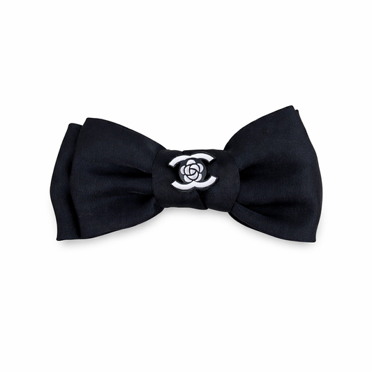 chewnel dog hair bow black