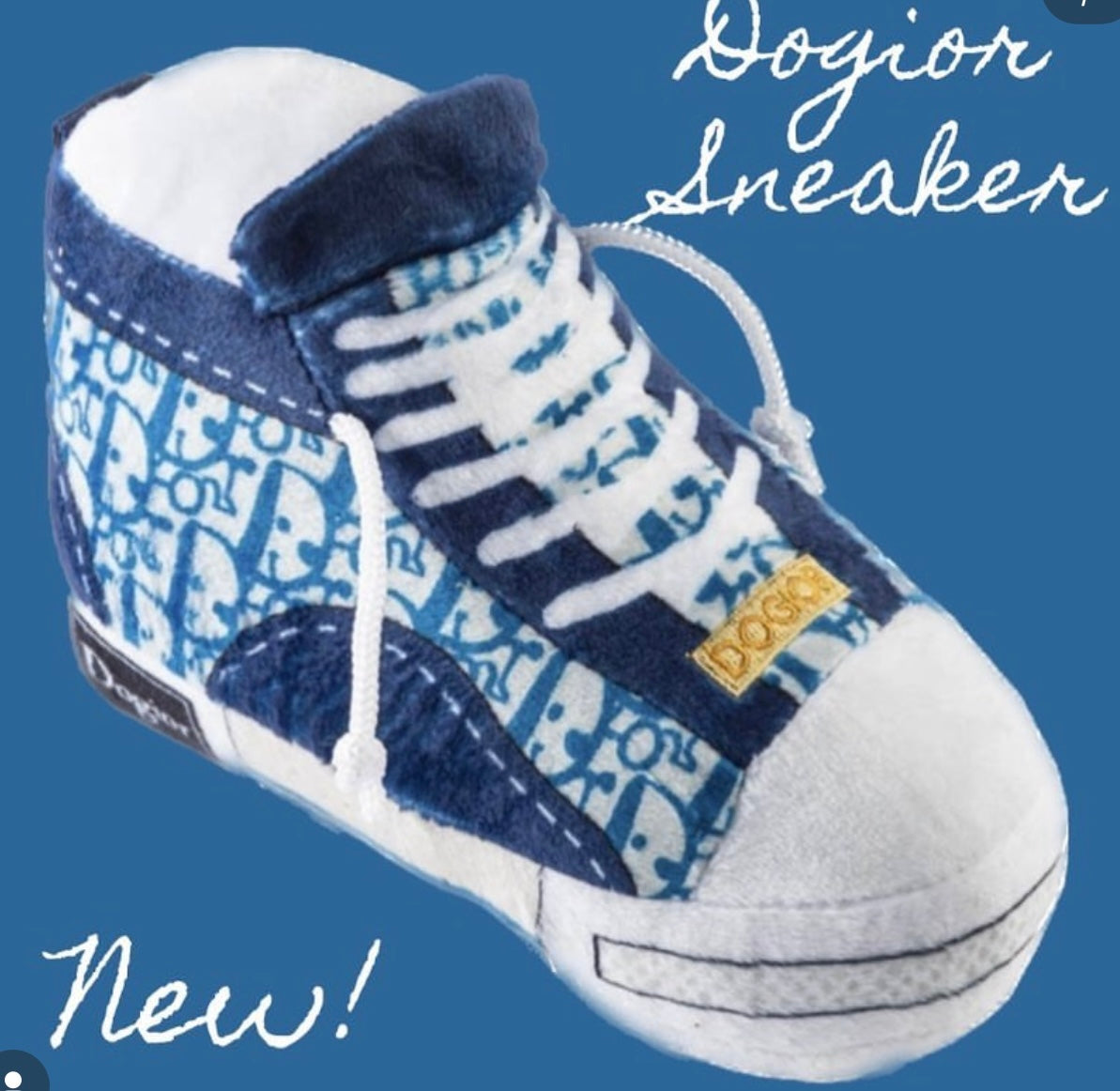 Dogior dog high top shoe squeaker toy