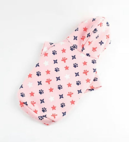 chewy Vuiton Dog Sweater pink