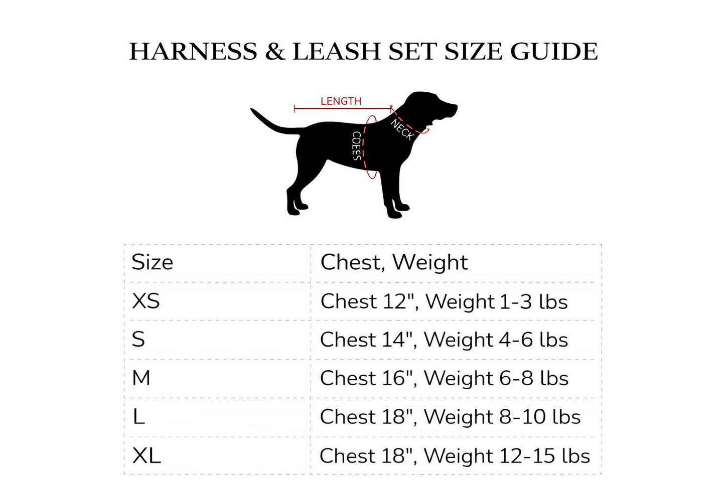 Grrruci Fabric Harness and Leash Set