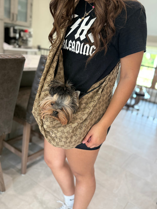 Grrruci brown sling bag