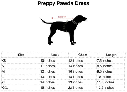 Preppy Pawda Dog Dress