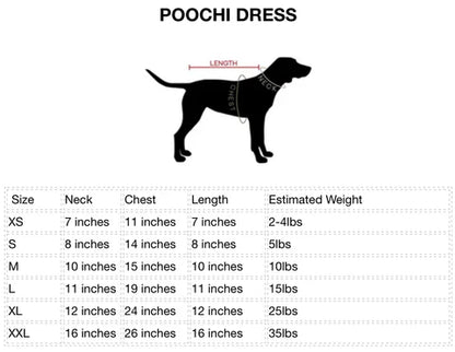 Grrruci designer dog harness dress for small dogs — luxury pet fashion