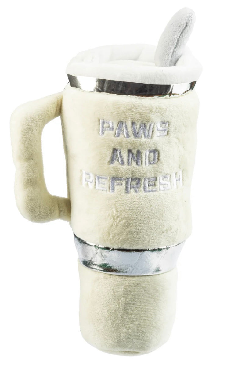 Ivory Snuggly Cup Dog Toy