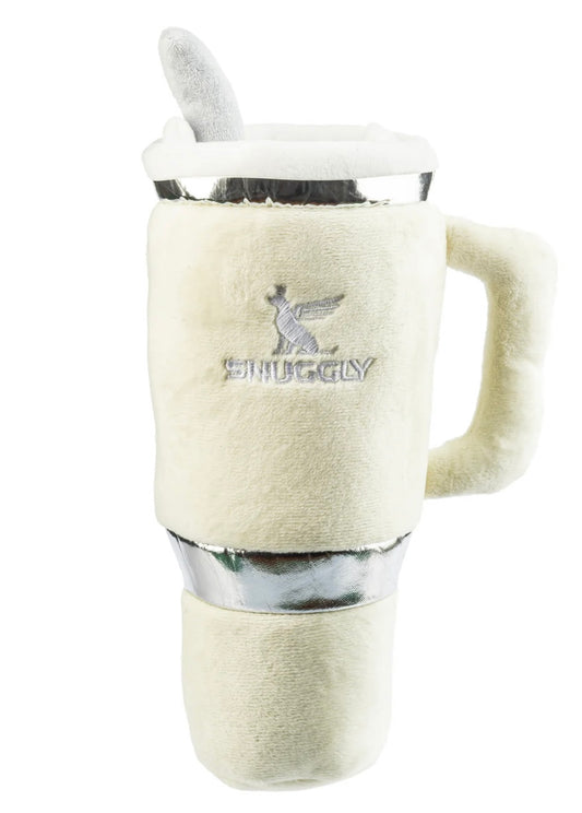 Ivory Snuggly Cup Dog Toy