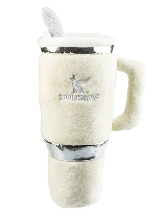 Ivory Snuggly Cup Dog Toy