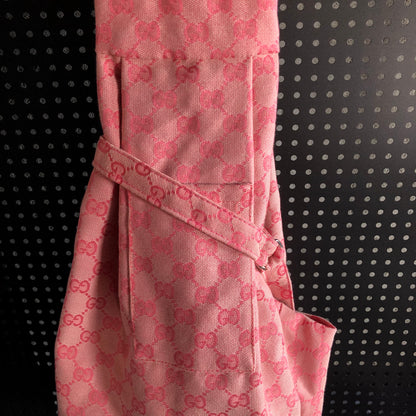 Pink chewy Vuiton dog Sling Carrier