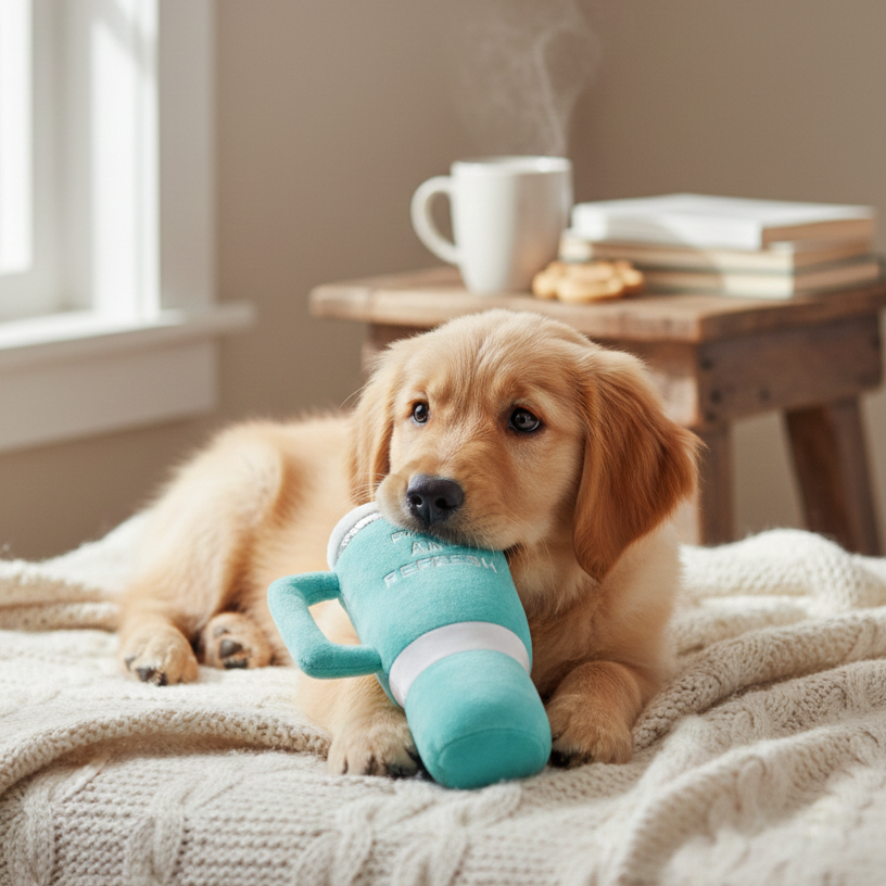 Teal Snuggly Cup