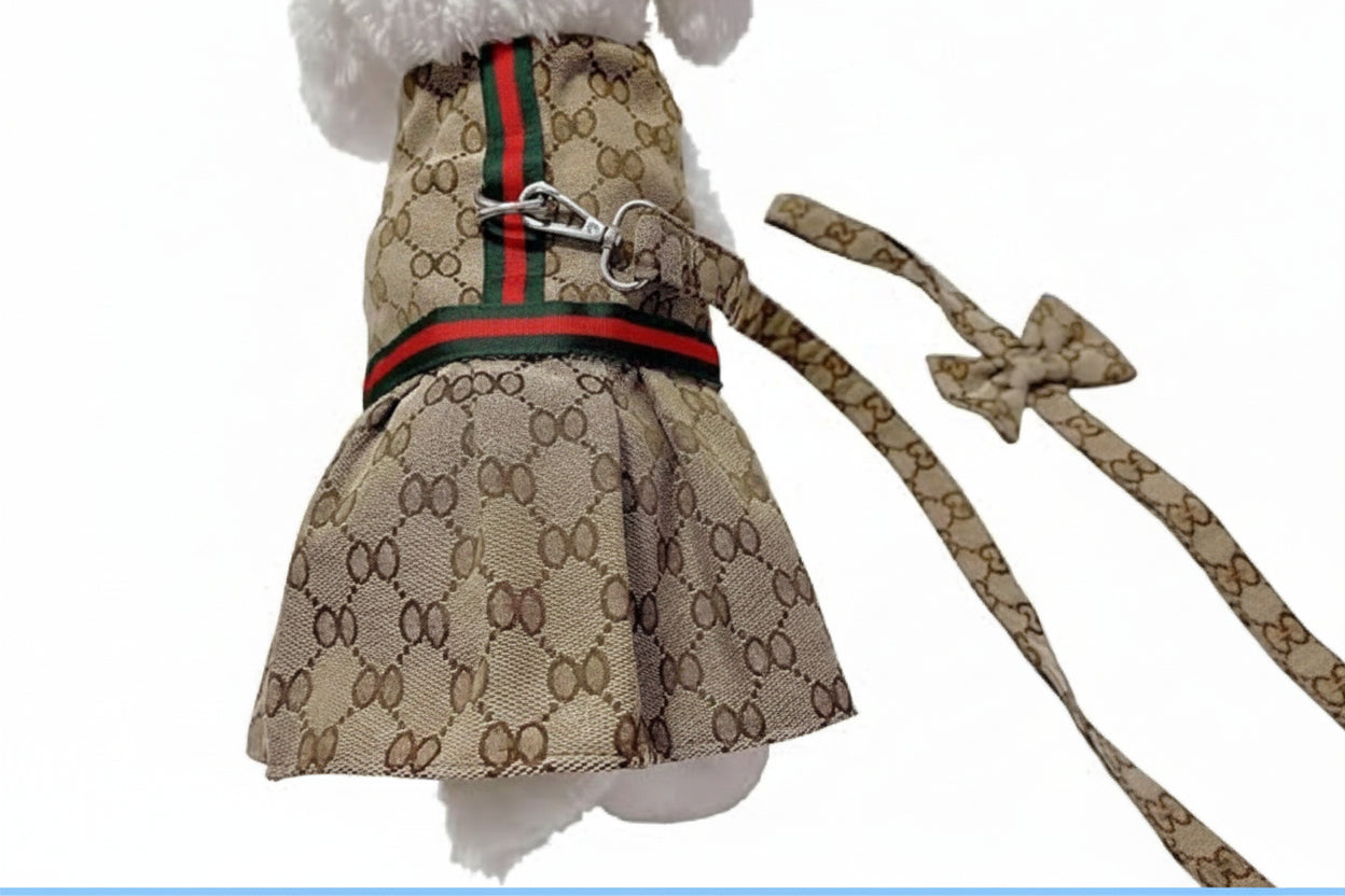 Grrruci designer  Dog Harness dress
