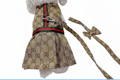 Grrruci designer  Dog Harness dress