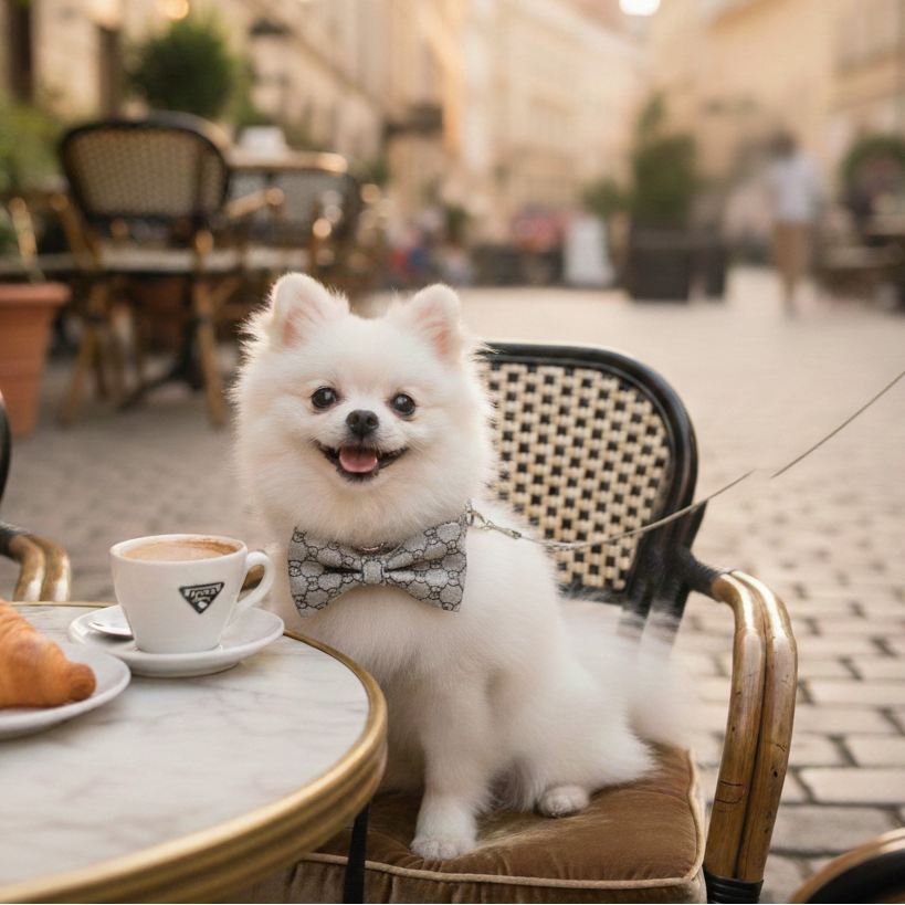 grrruci dog neck bow