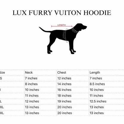 Lux Furry Dog Hoodie