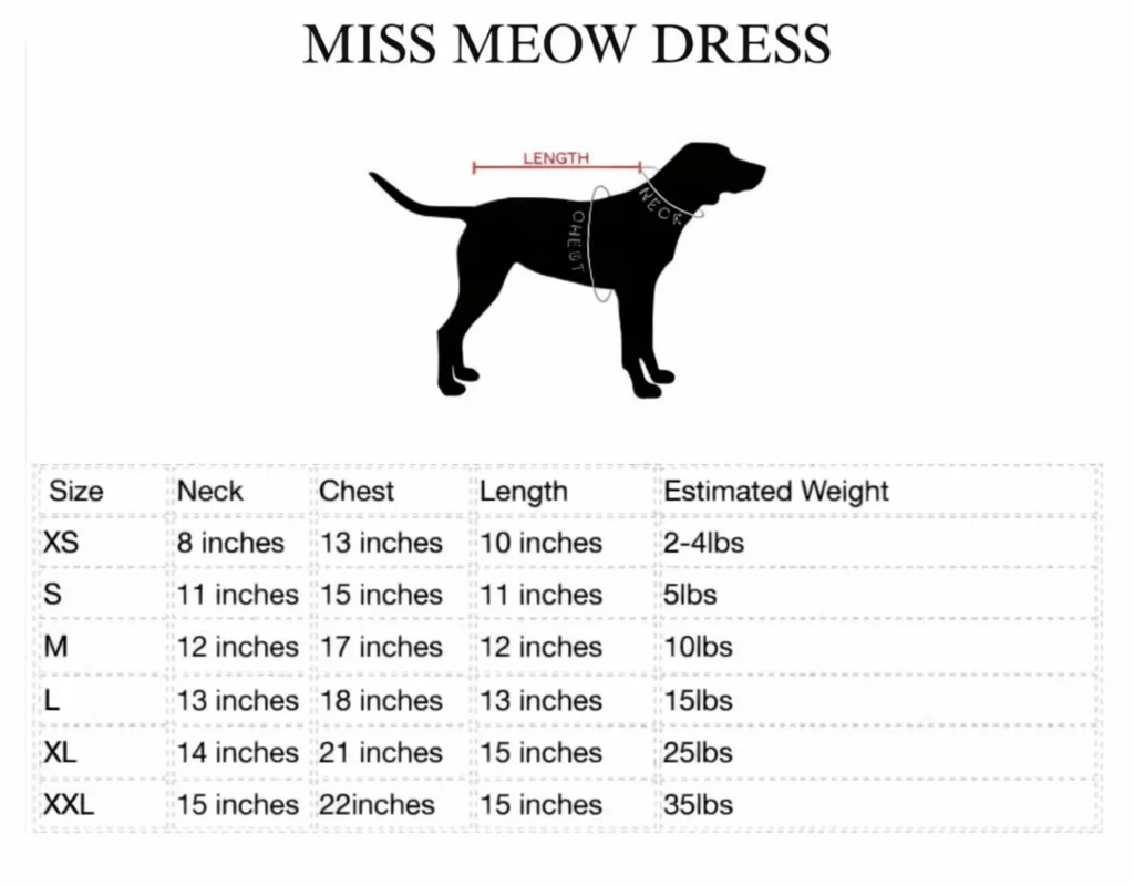 Miss Meow Pet Dress