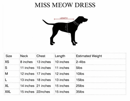 Miss Meow Pet Dress